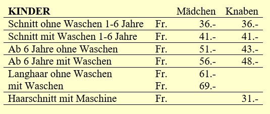 Preise Kinder25